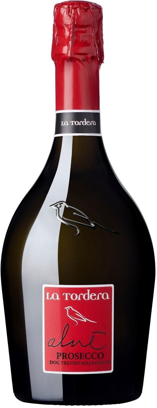 Игристое вино La Tordera  "Alne" Millesimato Extra Dry Prosecco  Treviso DOC  750 мл