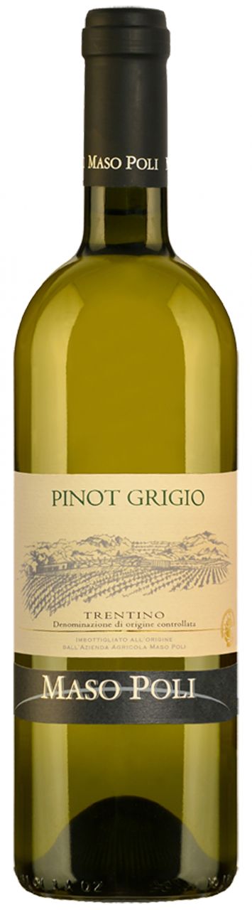 Вино MASO POLI "Pinot Grigio" Trentino DOC МАЗО ПОЛИ «Пино Гриджио» Трентино ДОК 2017 750 мл