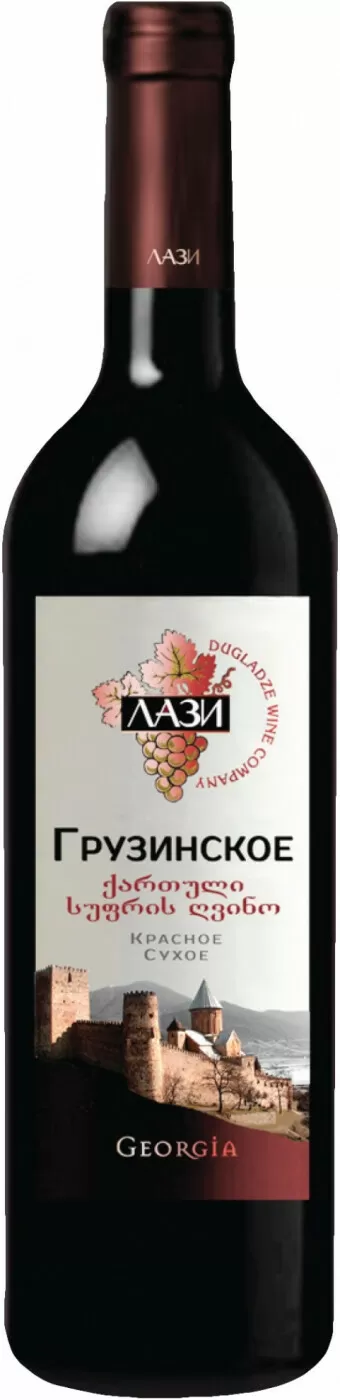 Вино Лази Грузинское красное   750 мл