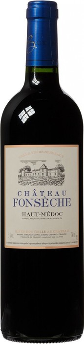 Вино   Château Fonseche Haut-Médoc  Шато Фонсеш О-Медок  2014   750 мл