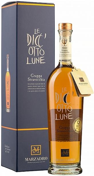 Граппа Le Dicitto Lune Grappa gift box 700 мл