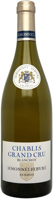 Вино Simonnet-Febvre Chablis Grand Cru Blanchot Симонне-Февр Шабли Гран Крю Бланшо 2015 750 мл