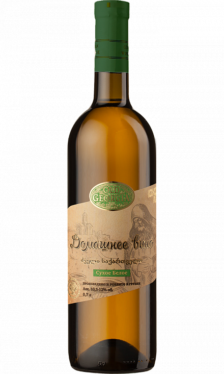 Вино Georgian Wine House  Old Georgia Homemade Wine white dry   700 мл