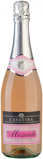 Игристое вино  Cavatina Moscato Spumante  Rose  750 мл