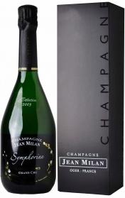 Шампанское Jean Milan Brut Grand Cru Blanc De Blancs Symphorine Selection  Бл