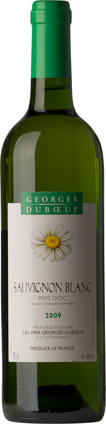 Вино Georges Duboeuf, Sauvignon Blanc, Vin de Pays d'Oc, Жорж Дюбеф, Совиньон Блан, 2009, 0.75 л