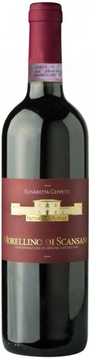 Вино Fattoria Le Pupille Morellino Di Scansano DOCG Фаттория Ле Пупилле Мореллино ди Сканзано 2018  750 мл