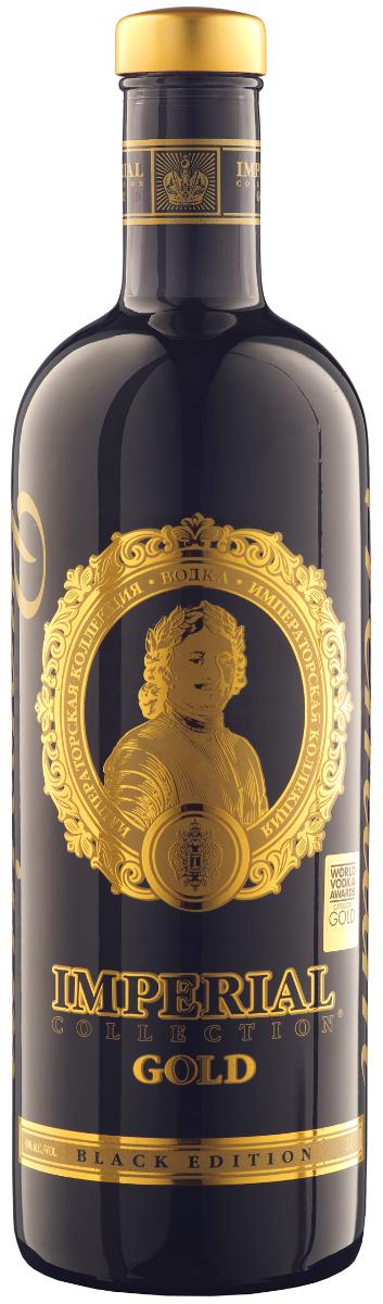 Водка  Imperial Collection Gold Black Edition  1000 мл