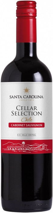 Вино Santa Carolina Cellar Selection Cabernet Sauvignon Селлар Селекшн Каберне Совиньон 2019 750 мл