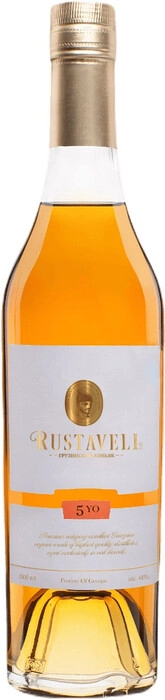 Коньяк  Rustaveli   5   year 500 мл 40%