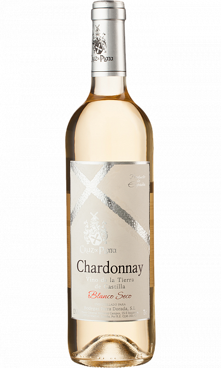 Вино  Cruz de Plata Chardonnay seco CRUZ de PLATA Крус де Плата Шардоне белое сухое Крус де Плата 750 мл