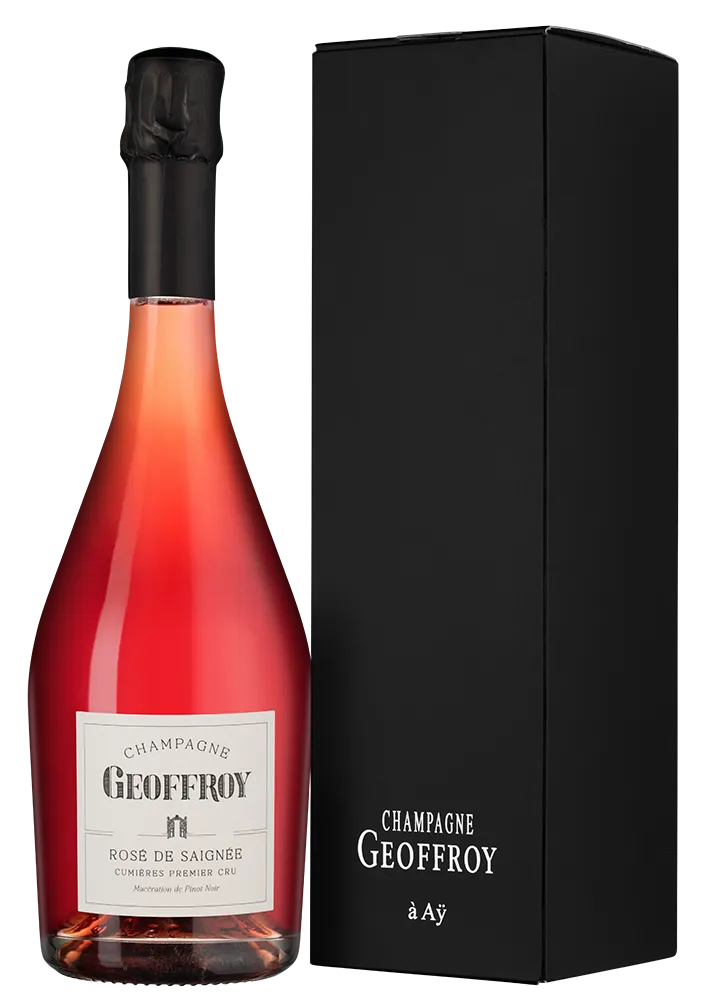 Шампанское Geoffroy Rose de Saignee Brut Premier Cru gift box 2019  750 мл