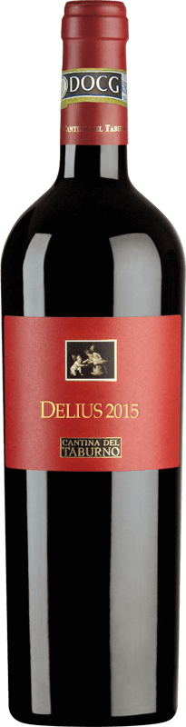 Вино  Cantina del Taburno Delius  Кантина дель Табурно  Делиус 2014  750 мл