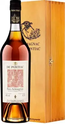 Арманьяк De Pontiac Vintage Bas-Armagnac AOC, 1965, wooden box  700 мл   40 %