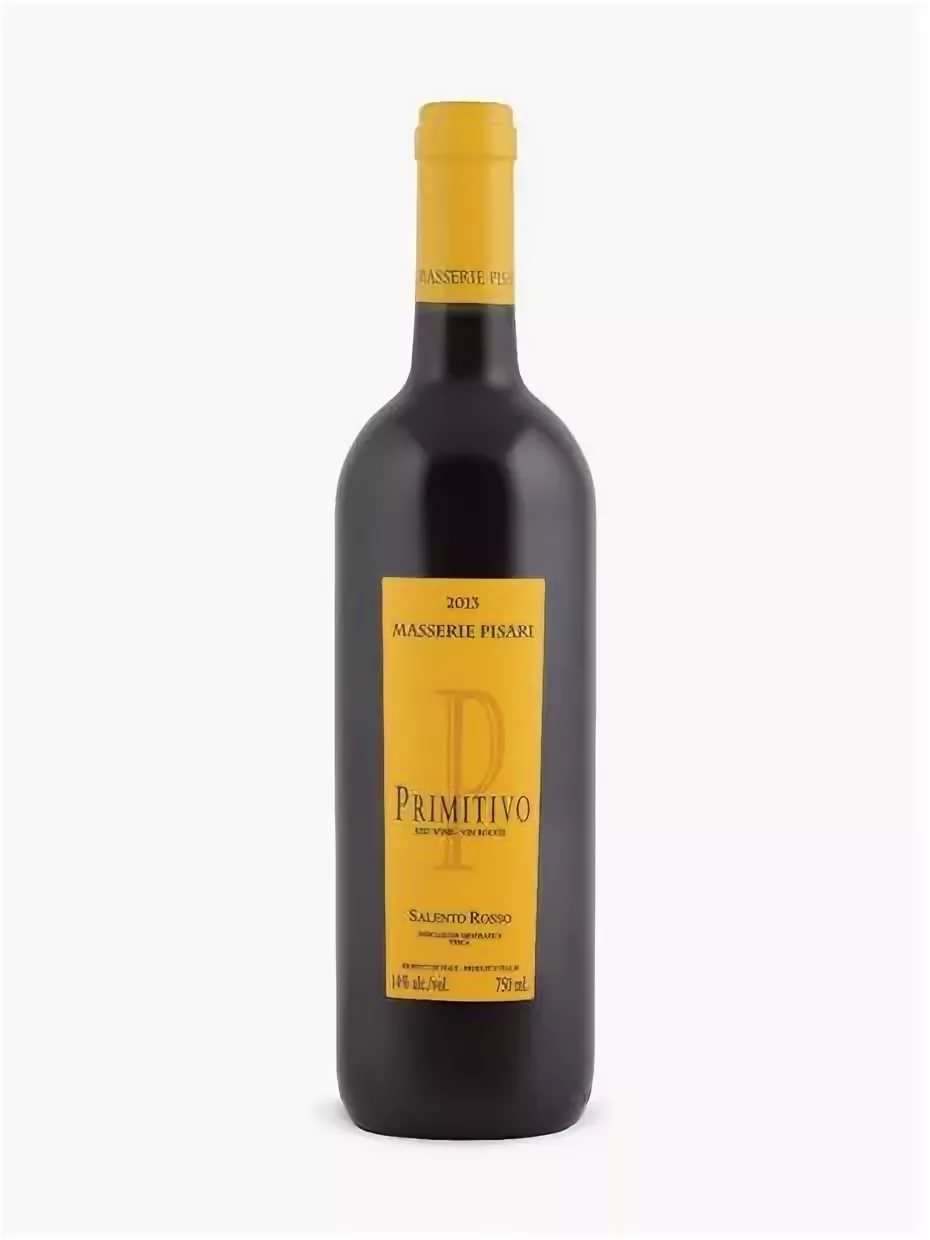 Вино  Masserie Pizari Primitivo   2017 750 мл