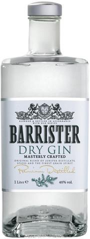 Джин "Barrister" Dry Gin  Кошерный    1000 мл
