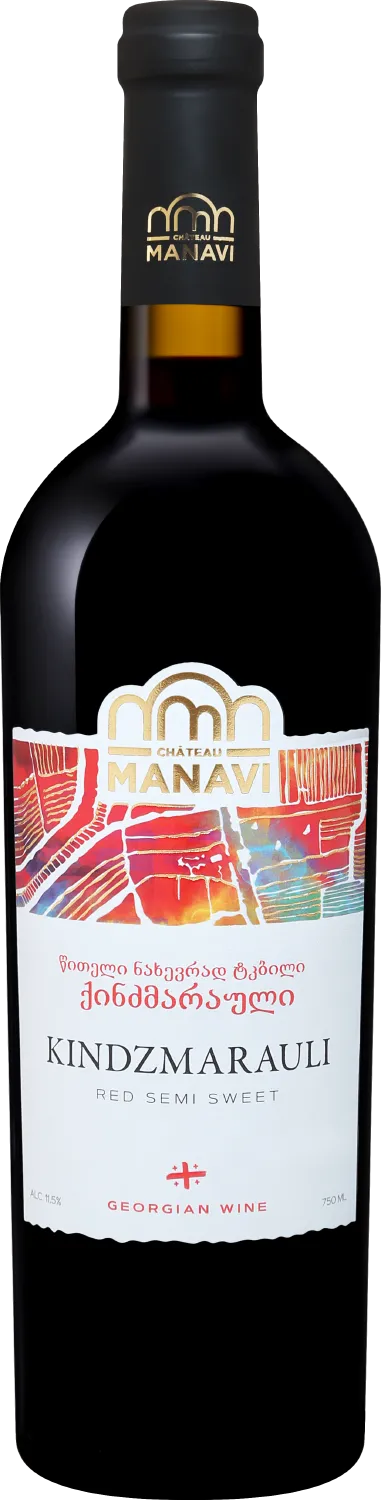 Вино Kindzmarauli Chateau Manavi  2022  750 мл 12,5%