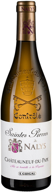 Вино Saintes Pierres de Nalys Blanc Chateauneuf-du-Pape AOC  Сент Пьер де Налис Блан  2018 750 мл