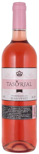 Вино Taso Real Tempranillo Rose Semi-Sweet  2022  750 мл