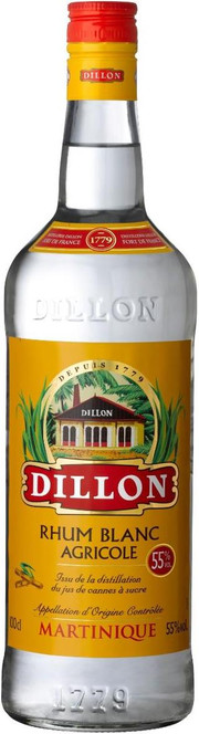 Ром  Dillon  Rhum Blanc  Martinique  1000 мл