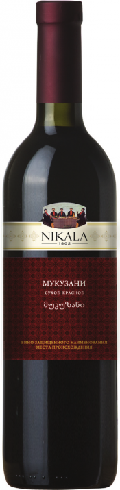 Вино Badagoni   Nikala 1862  Mukuzani Никала 1862  Мукузани  2014  750 мл