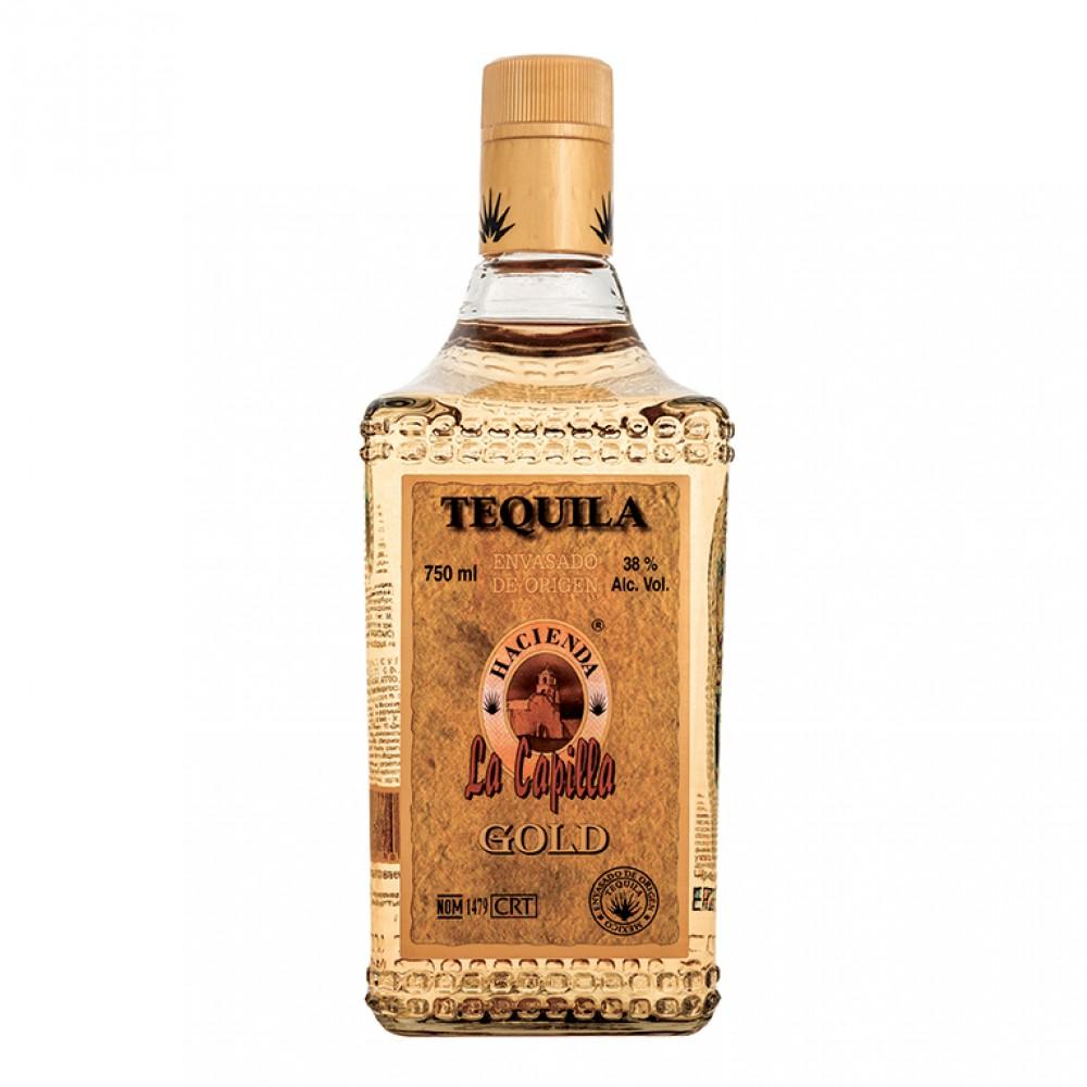 Текила Hacienda La Capilla Gold  750 мл