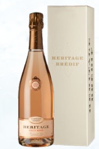 Вино игристое Heritage Cremant de Loire Brut Rose AOC gift box 750 мл