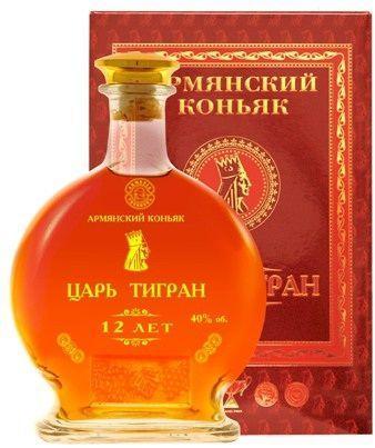 Коньяк Cognac Tsar Tigran 12YO Gift Box  500 мл