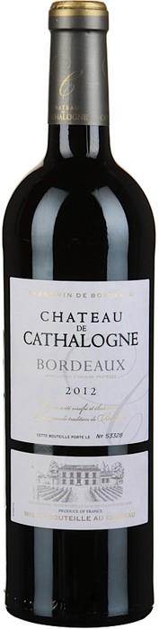 Вино Chateau de Cathalogne  Bordeaux AOC   2018  750 мл