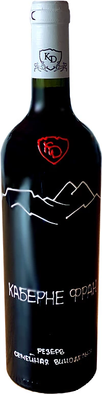 Вино Константина Дзитоева  Каберне Фран Гранд Резерв 2017 750 мл 13%