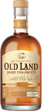 Бренди  Old Land 3  Years Old   500 мл
