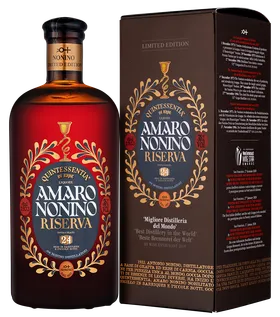 Ликер Nonino Amaro Quintessentia Riserva gift box  700 мл