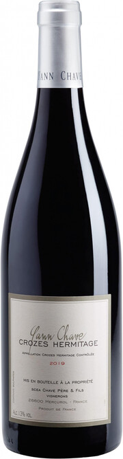 Вино Yann Chave Crozes Hermitage AOC  Ян Шав Кроз Эрмитаж 2019 375 мл 14,5%