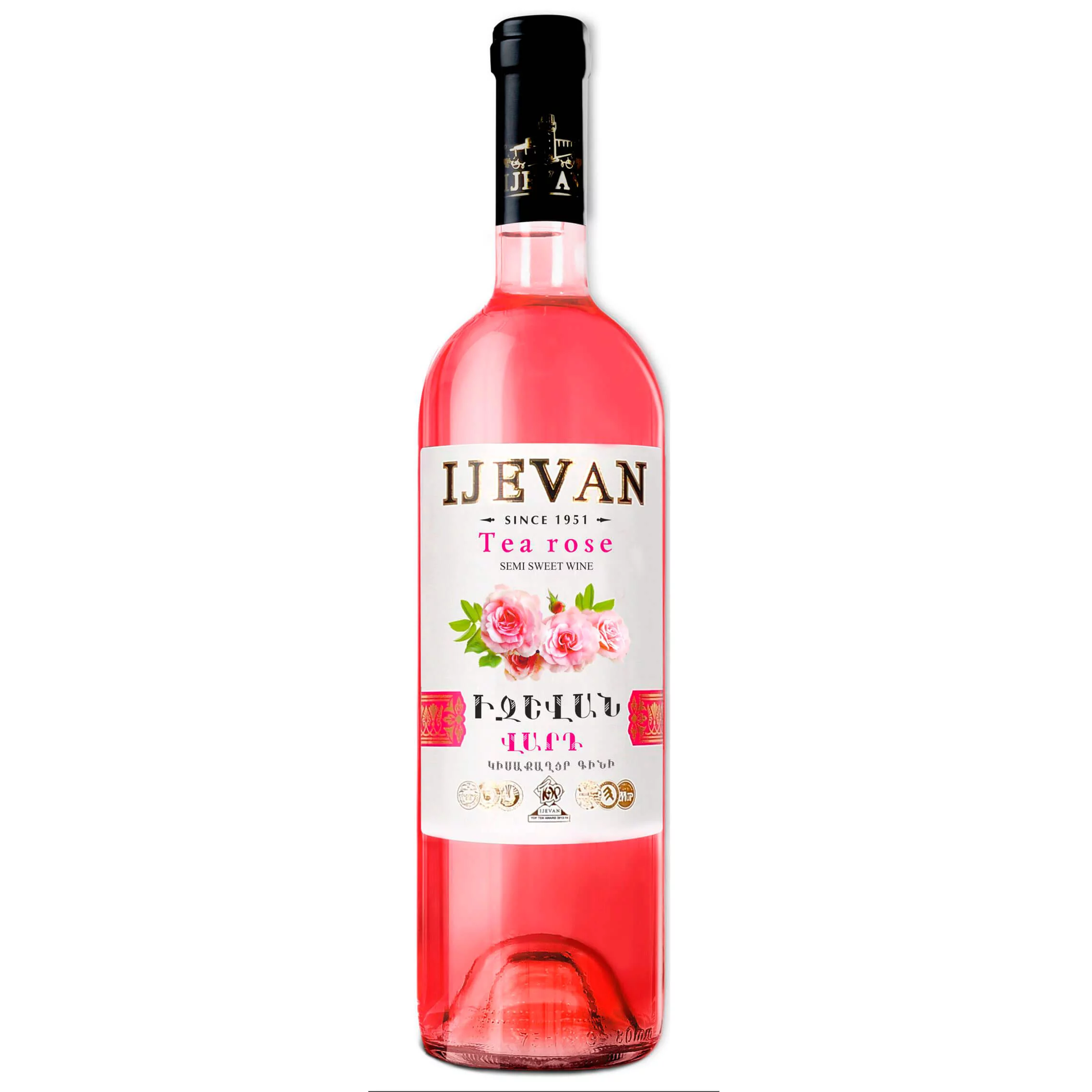 Вино Иджеван Чайная роза розовое полусладкое  750 мл