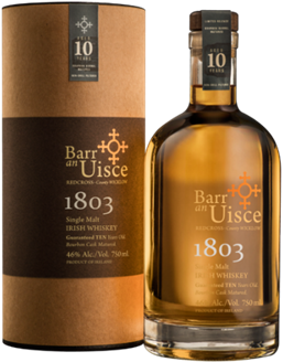Виски B&U 10YO single malt Wicklow Hills Whiskey  700 мл