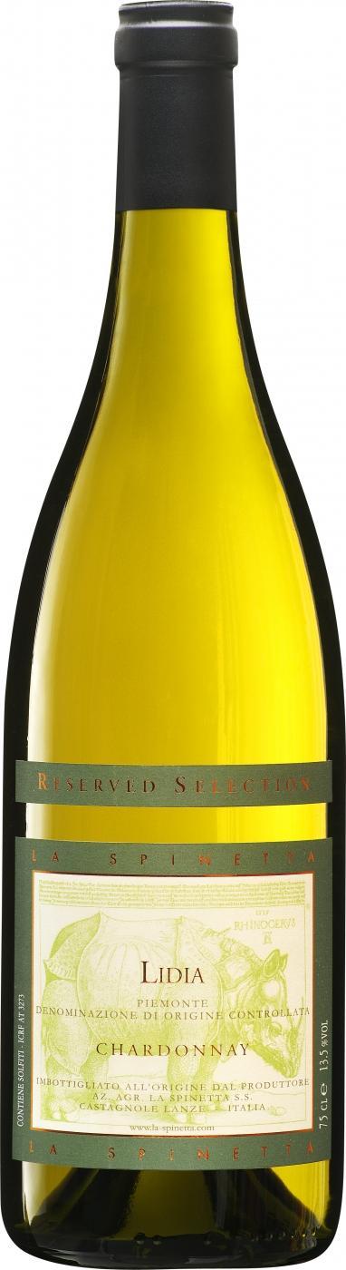 Вино La Spinetta Lidia Chardonnay 2017 750 мл