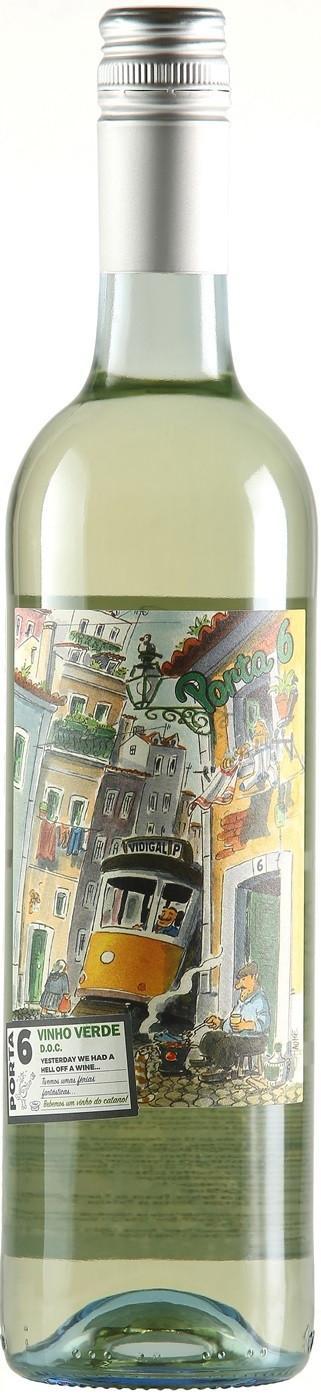 Вино Vidigal Wines, "Porta 6", Vinho Verde DOC, Видигал Вайнс, "Порта 6", Виньо Верде, бел. п/сух.750 мл