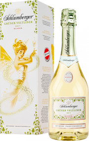 Игристое вино Schlumberger  Gruner Veltliner Brut Klassik  gift box  750 мл