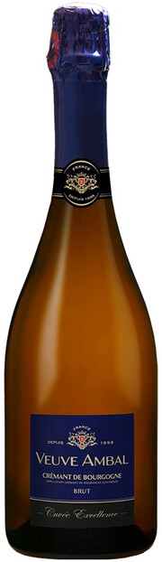 Игристое вино Veuve Ambal  Cuvee Excellence Brut Cremant de Bourgogne AOC   2019  750 мл