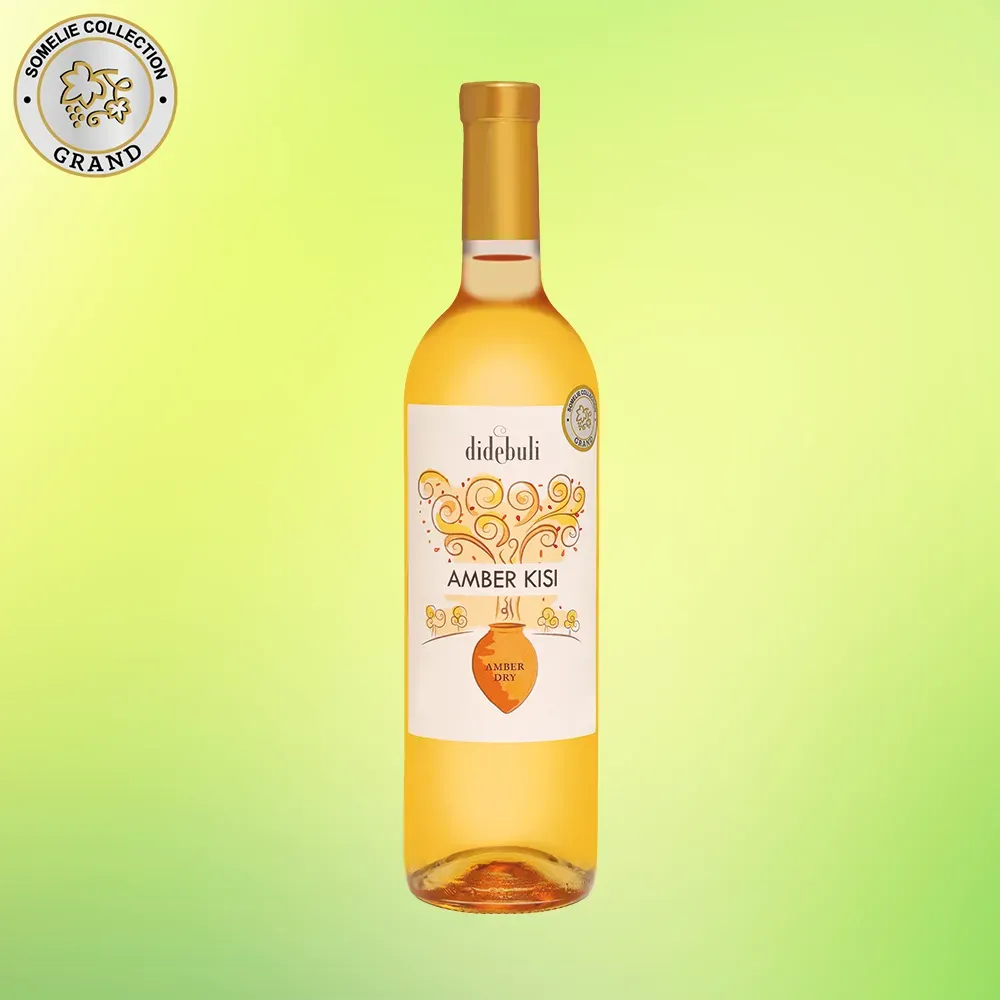 Вино белое сухое Didebuli Amber Kisi  Дидебули Амбер Киси 750 мл  10,5%