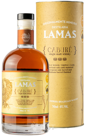 Виски  Lamas Caburé Triple Wood  gift box  750 мл  43%