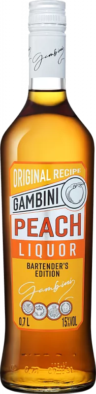 Ликер   Gambini   Peach  500  мл  15 %