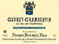 Вино Pierre Bouree Fils Gevrey-Chambertin 1-er Cru Champeaux AOC  Пьер Бури Фис  Жевре-Шамбертен Премье Крю Шампу 2004 750 мл