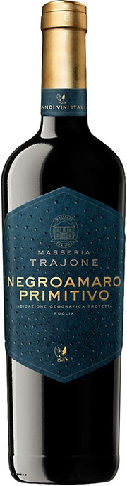 Вино Femar Vini Masseria Trajone Negroamaro Primitivo Puglia IGP 2023  750 мл 13%