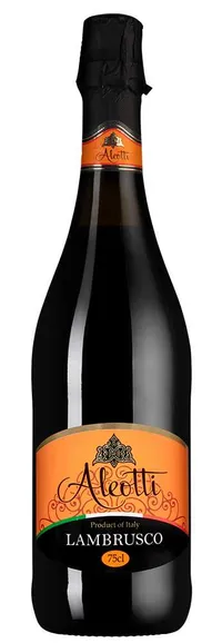 Игристое вино  Aleotti Lambrusco dell'Emilia Rosso    750 мл  8 %