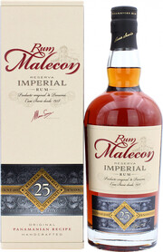 Ром Malecon Reserva Imperia  Anejo 25  year gift box  700 мл