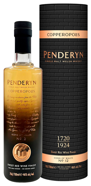 Виски Penderyn Copperopolis gift box 700 мл  46%