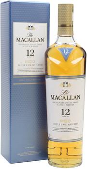 Виски Macallan Triple Cask Matured 12 Years Old gift box 700 мл