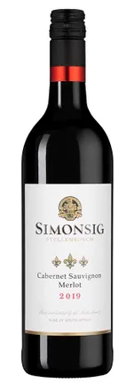Вино Simonsig  Cabernet Sauvignon    Merlot  2021  750 мл  13,5 %