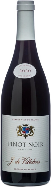 Вино J. de Villebois  Pinot Noir VdF  2020  750 мл  13 %